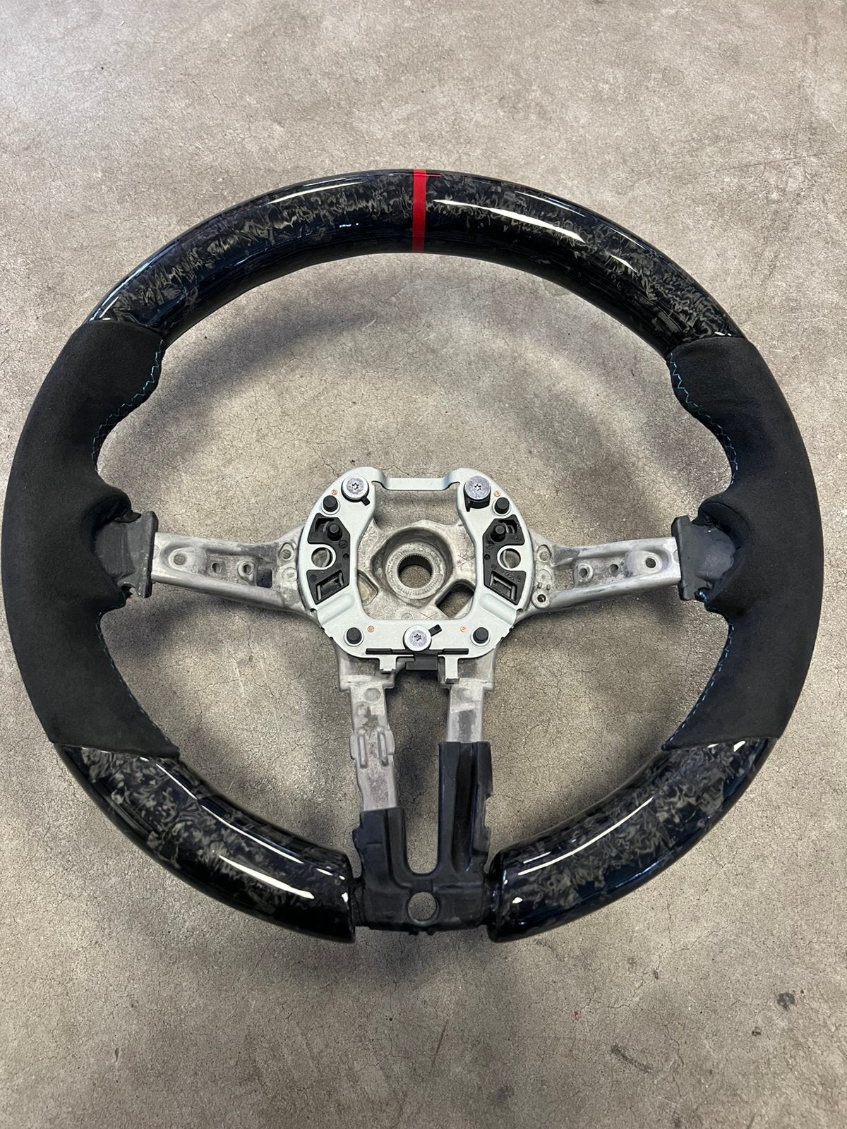 Bmw M3 stuur carbon en alcantara, Ophalen, Gebruikt, BMW