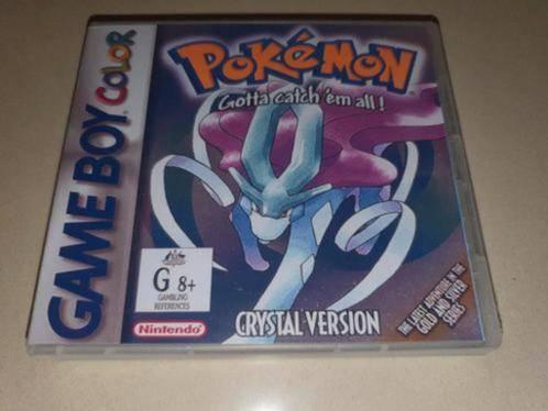 Pokemon Crystal Version Game Boy Color GBC Game Case, Avontuur en Actie, Verzenden, 1 speler, Zo goed als nieuw