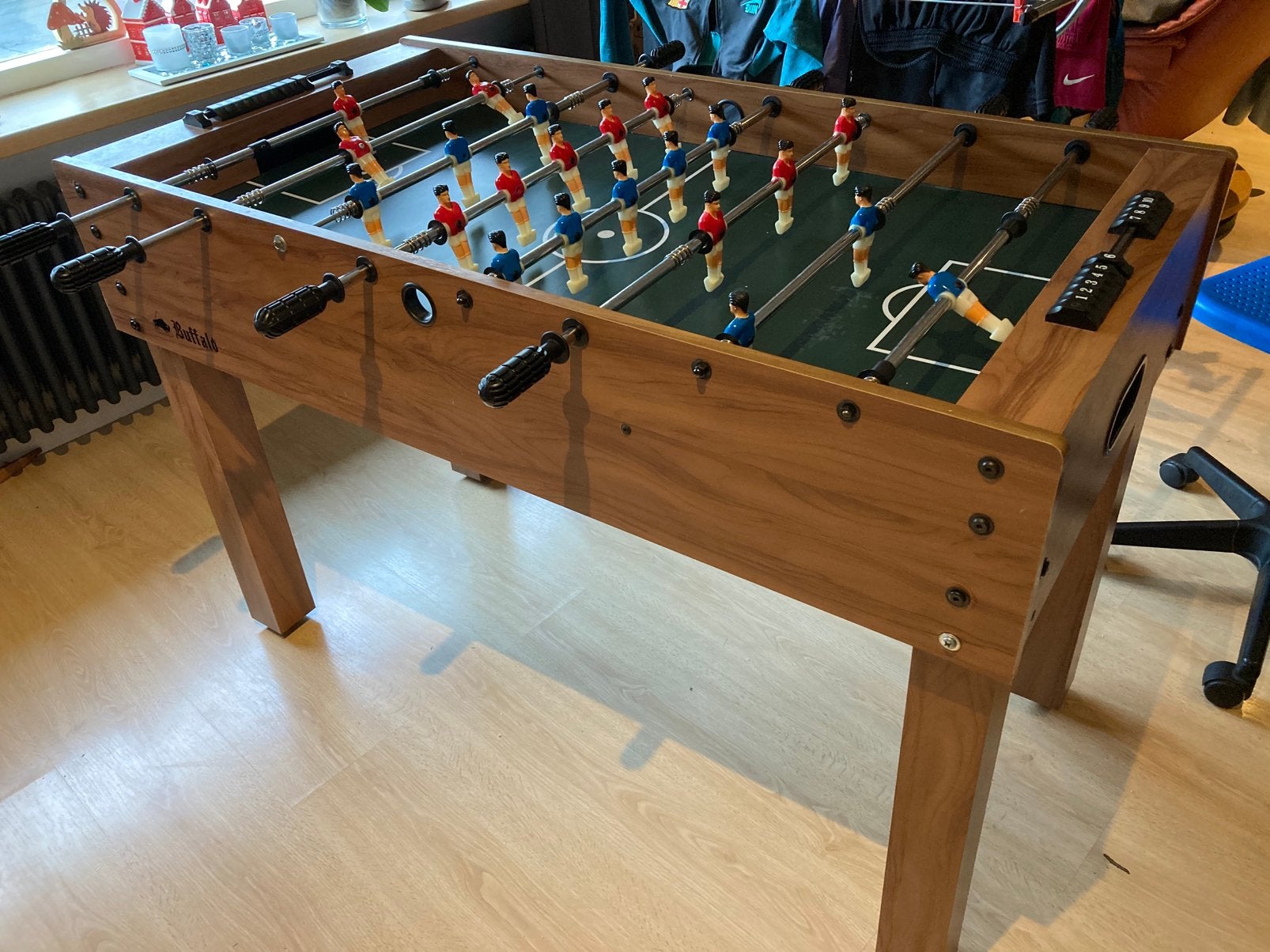 Buffalo voetbaltafel, Ophalen, Gebruikt
