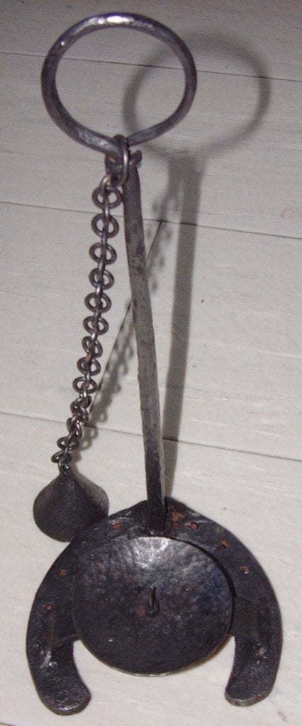 Kandelaar Handgemaakt met Dover Paarden Hoefijzer, Overige materialen, 37 cm, Nieuw, Ophalen of Verzenden