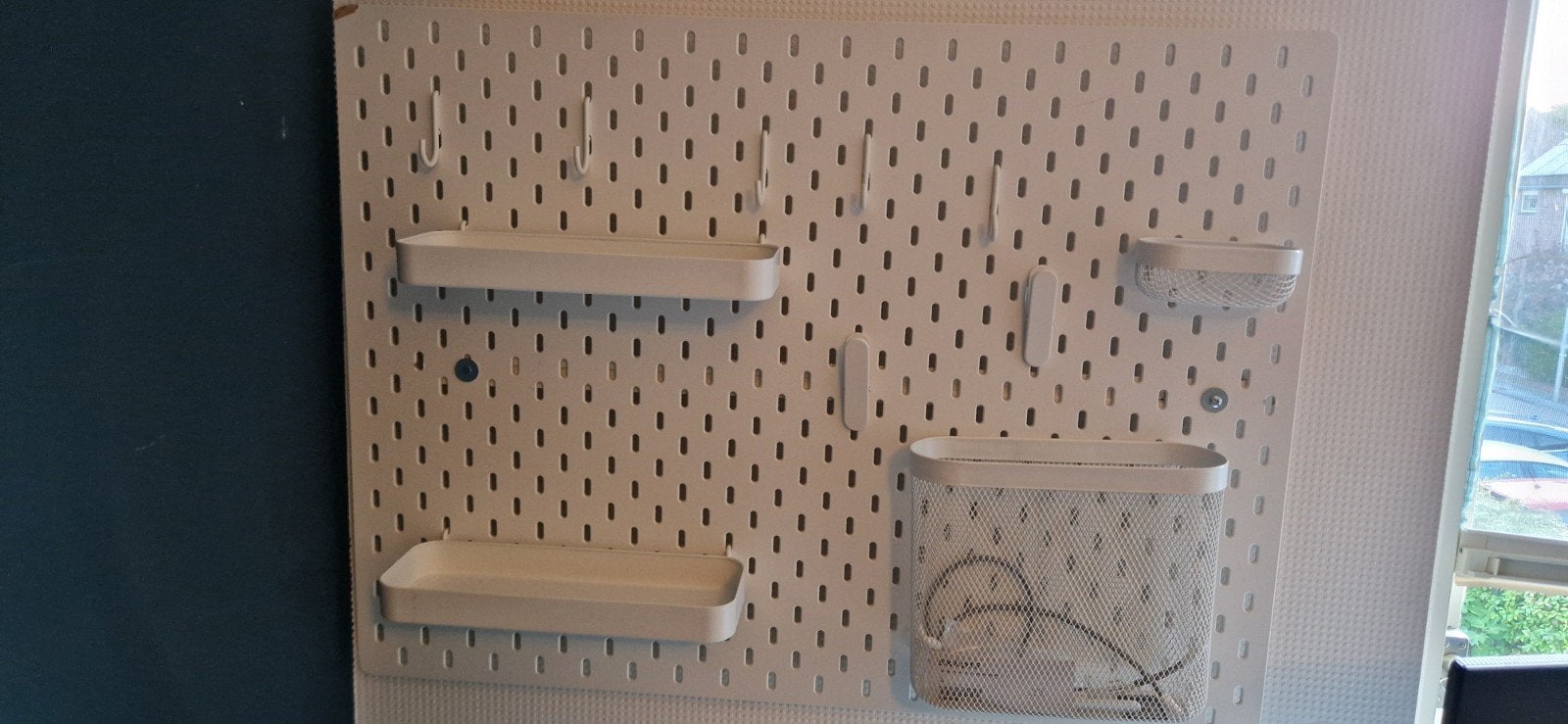 IKEA Skadis pegboard met accessoires, Huis en Inrichting, Ophalen, Gebruikt