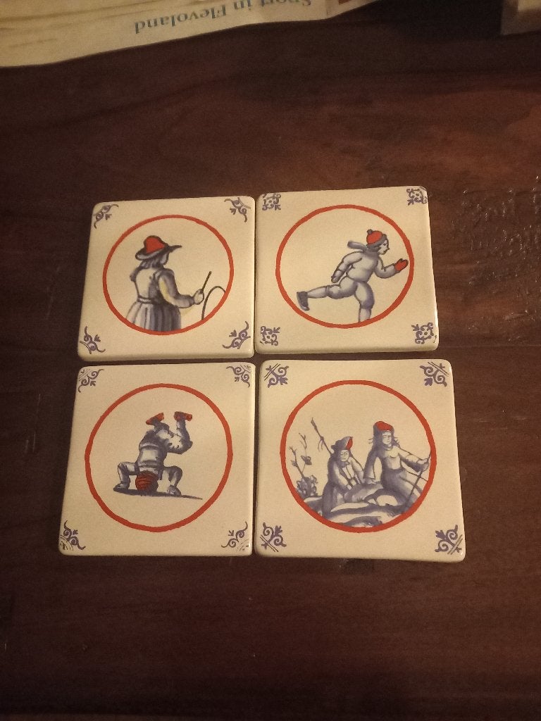 Douwe Egberts Onderzetters Hollandsche Waaren, Overige typen, Nieuw, Ophalen of Verzenden, Steen/keramiek