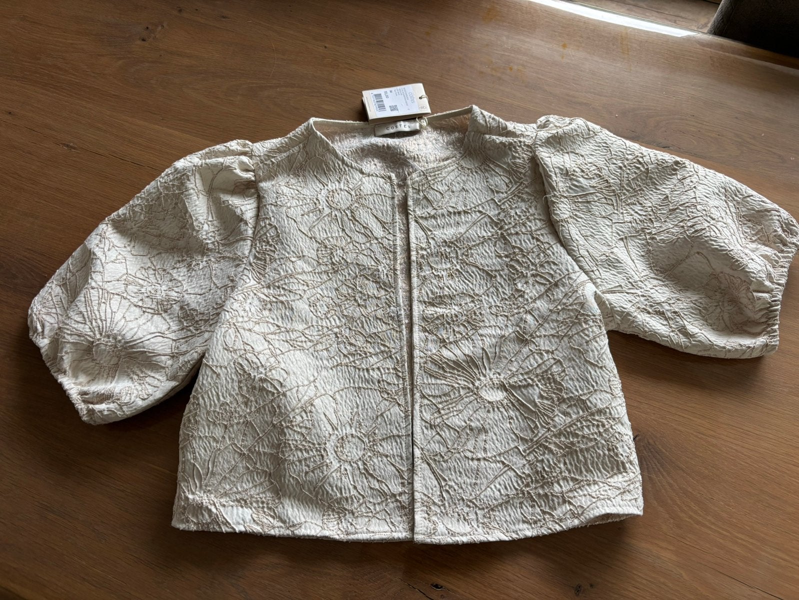 Nieuw! Costes top / jasje maat M, Maat 38/40 (M), Beige, Nieuw, Ophalen of Verzenden