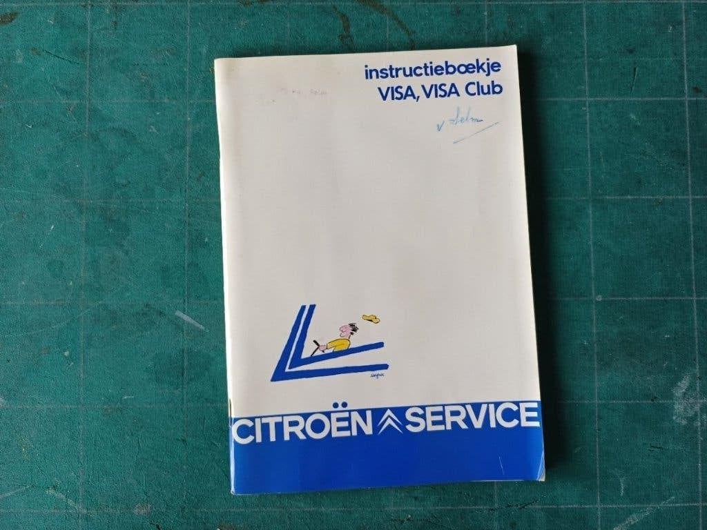 Instructieboekje CITROËN VISA, VISA CLUB, Ophalen of Verzenden