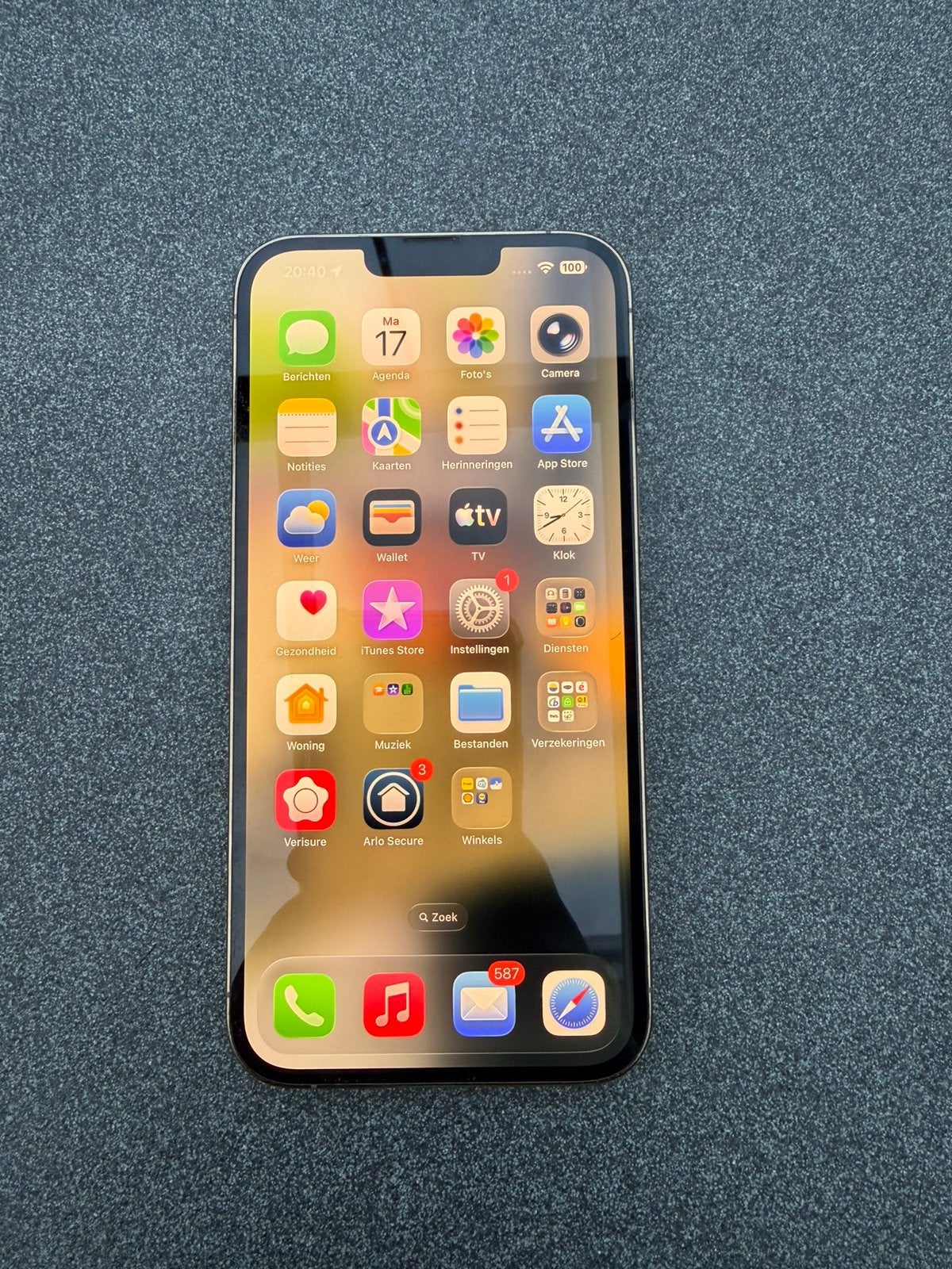 Iphone 13 Pro Max Gold 128GB, Telecommunicatie, Mobiele telefoons | Apple iPhone, Ophalen, Zo goed als nieuw, Goud, 128 GB