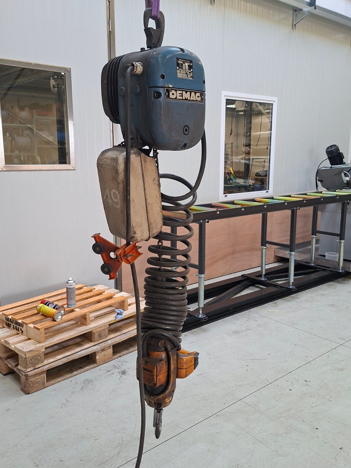 ketting takel Demag 250kg, Ophalen, Gebruikt