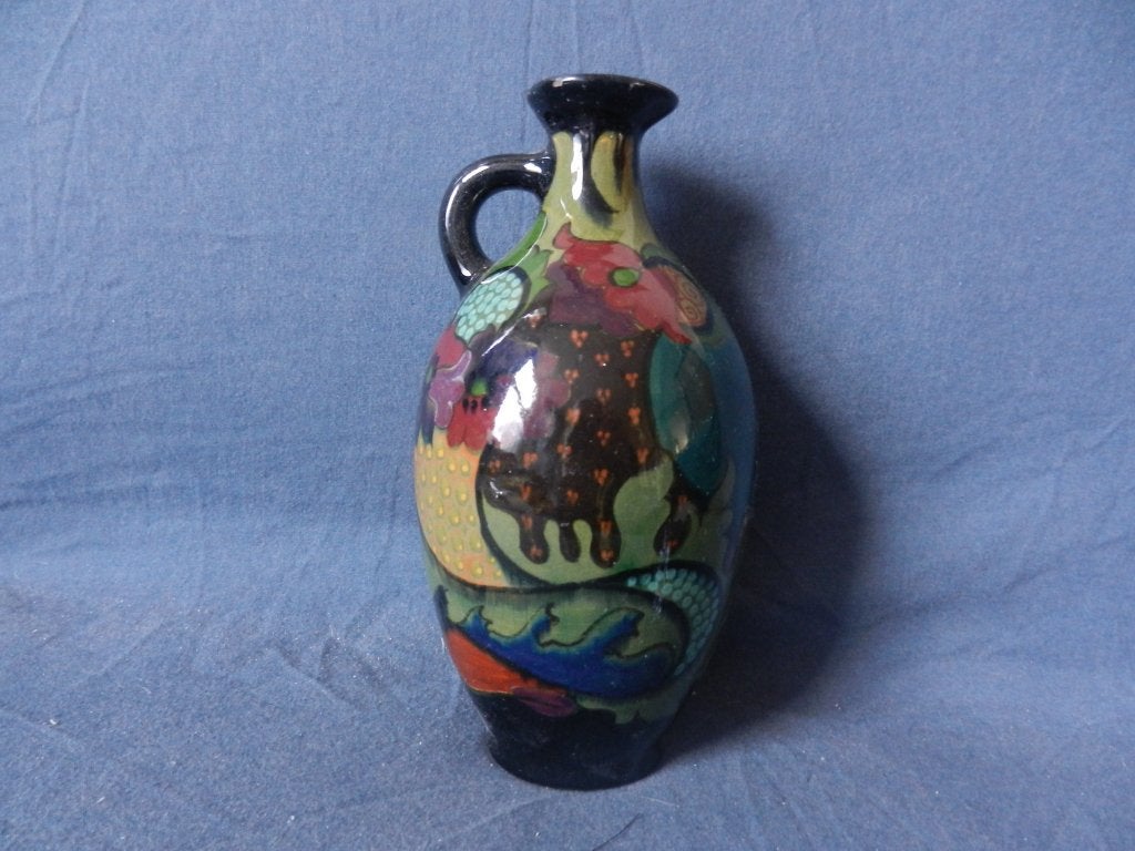 Plateel kan glanzend Gouda Kon Zuid Holland 1924 h18,6 Mint, Antiek en Kunst, Ophalen of Verzenden