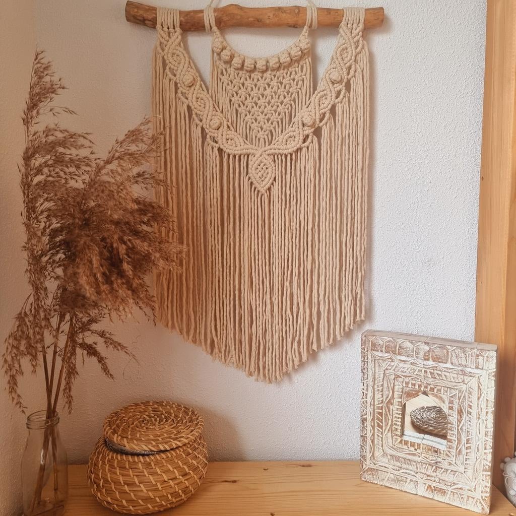Macrame wandkleed 40x50 cm, Ophalen of Verzenden, Nieuw