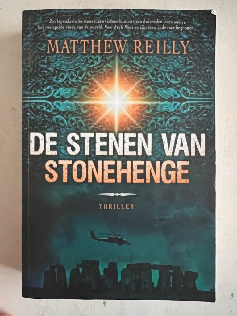 Matthew Reilly: De stenen van Stonehenge, Ophalen of Verzenden, Gelezen, Matthew Reilly
