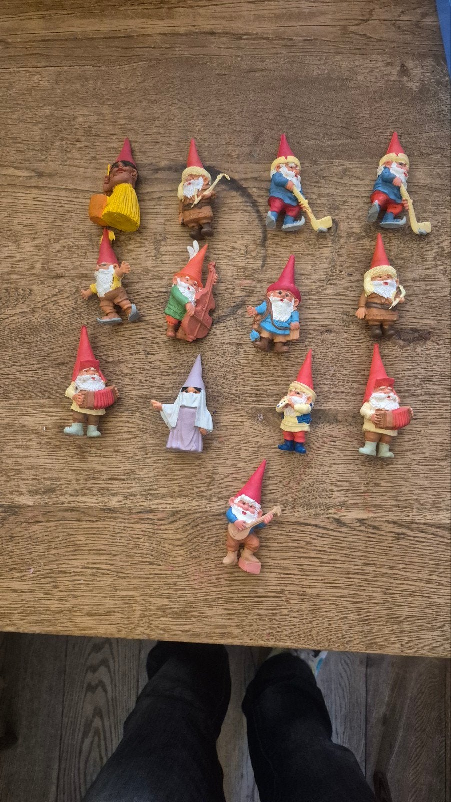 Verzameling van 12 kabouterbeeldjes - Diverse thema's, Ophalen of Verzenden