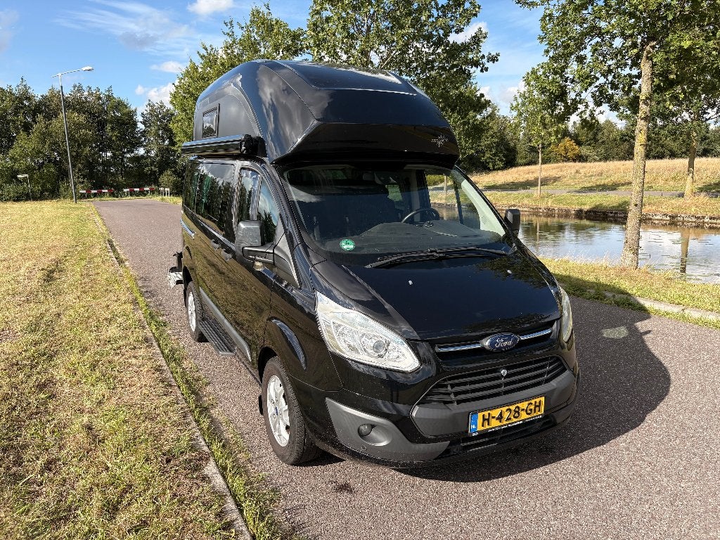 Ford Nugget HD Full Options 2015 Met Of Zonder Scooterdrager, Caravans en Kamperen, Chemisch toilet, Buscamper of Camperbus, Ringverwarming