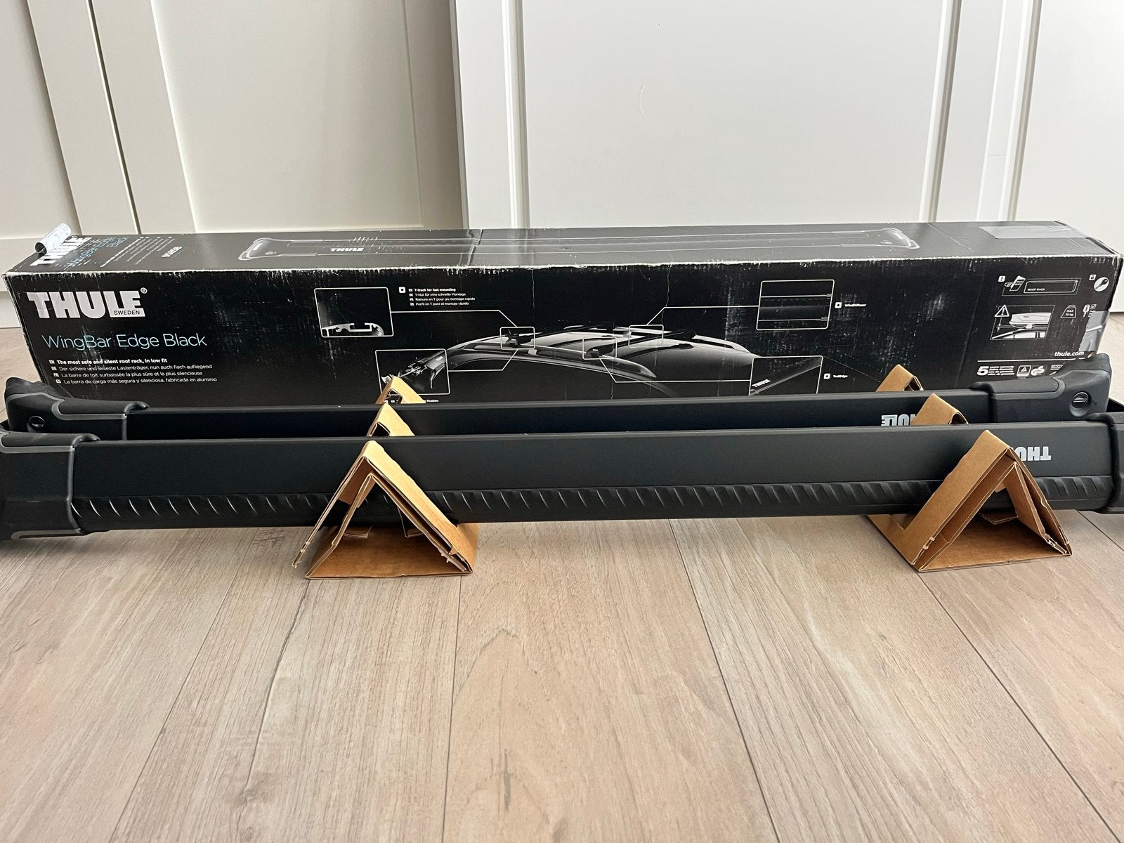 Thule WingBar Edge Black dakdragers (9585B) Nissan Qashqai, Ophalen of Verzenden, Zo goed als nieuw