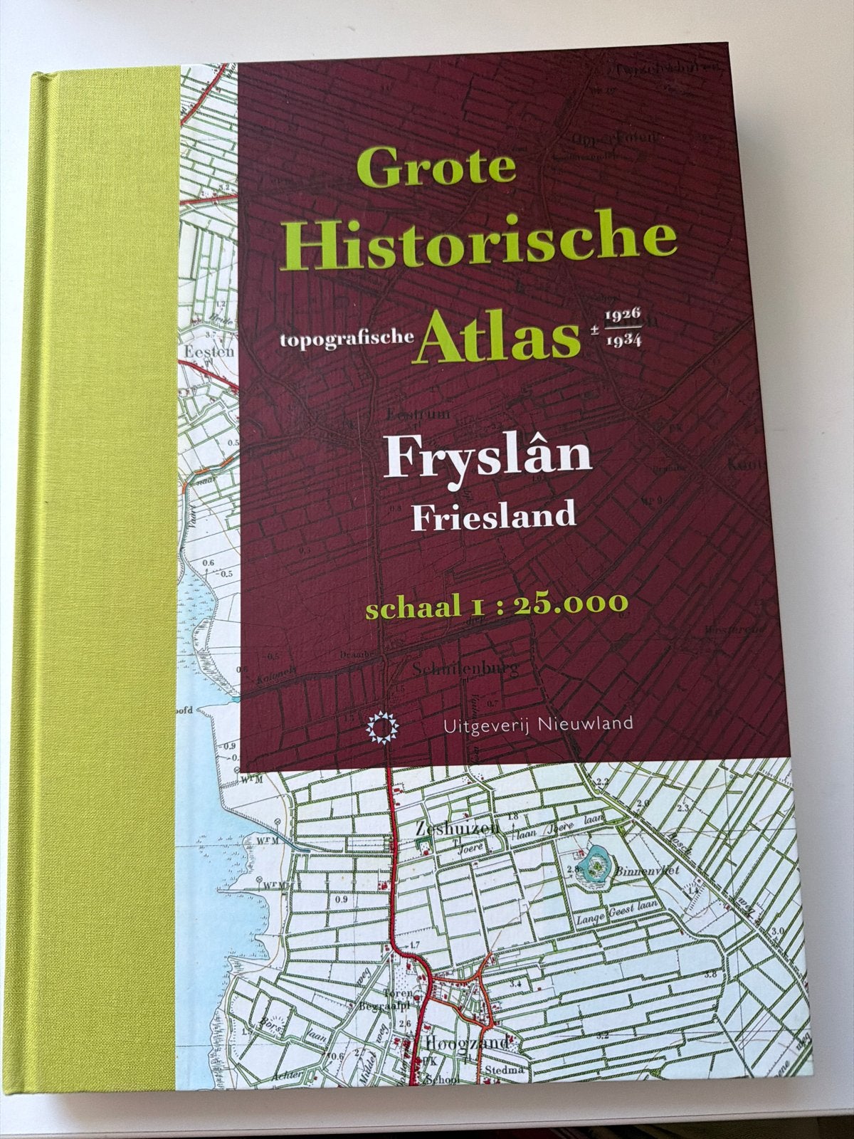 Grote Historische Topografische Atlas Fryslân Friesland, Boeken, Atlassen en Landkaarten, Ophalen, Overige atlassen, Zo goed als nieuw