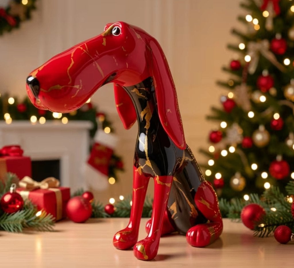 Teckel Honden beeld, Verzenden, Nieuw