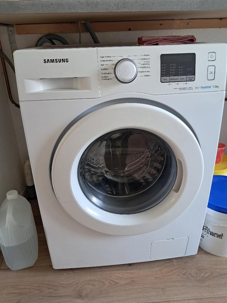 Samsung Eco Bubble, Witgoed en Apparatuur, Ophalen, Gebruikt, Voorlader, 85 tot 90 cm