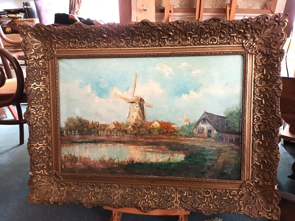 Schilderij, Antiek en Kunst, Kunst | Schilderijen | Klassiek, Ophalen