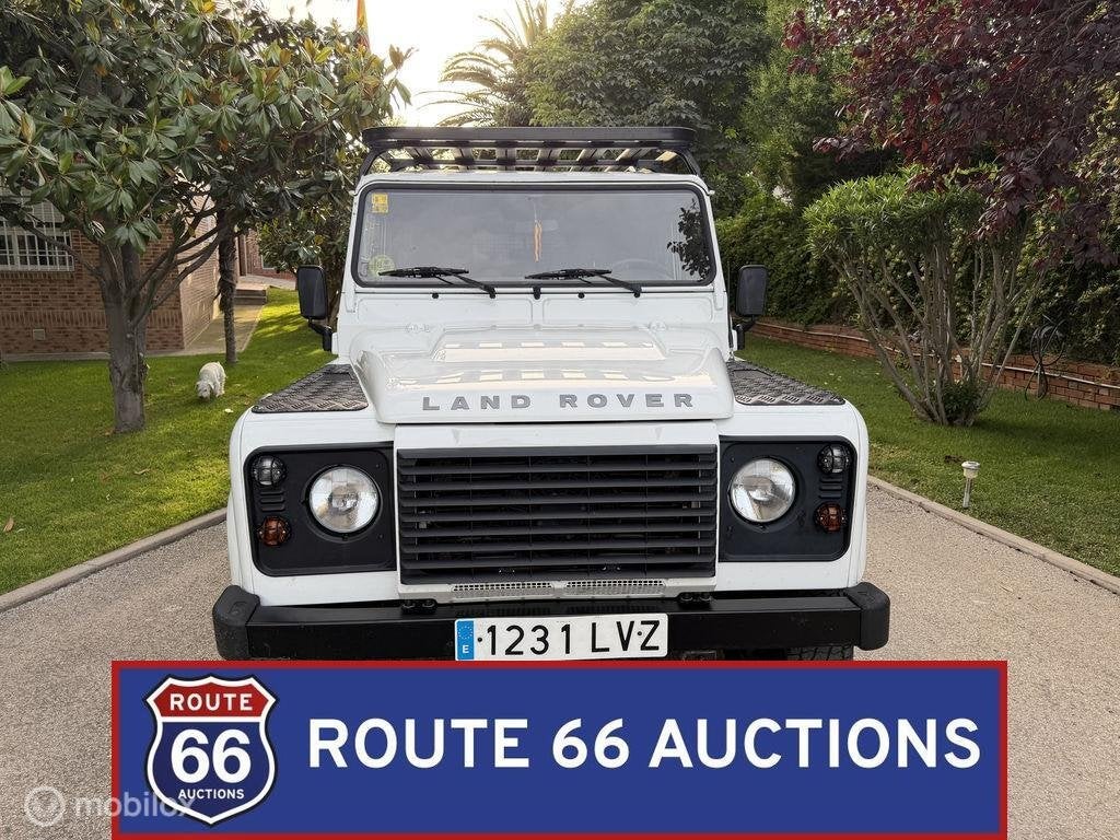 Land Rover Defender 130 pick-up | 2012 | Route 66 Auctions, Auto's, Gebruikt, Overige carrosserieën, Zwart, Handgeschakeld