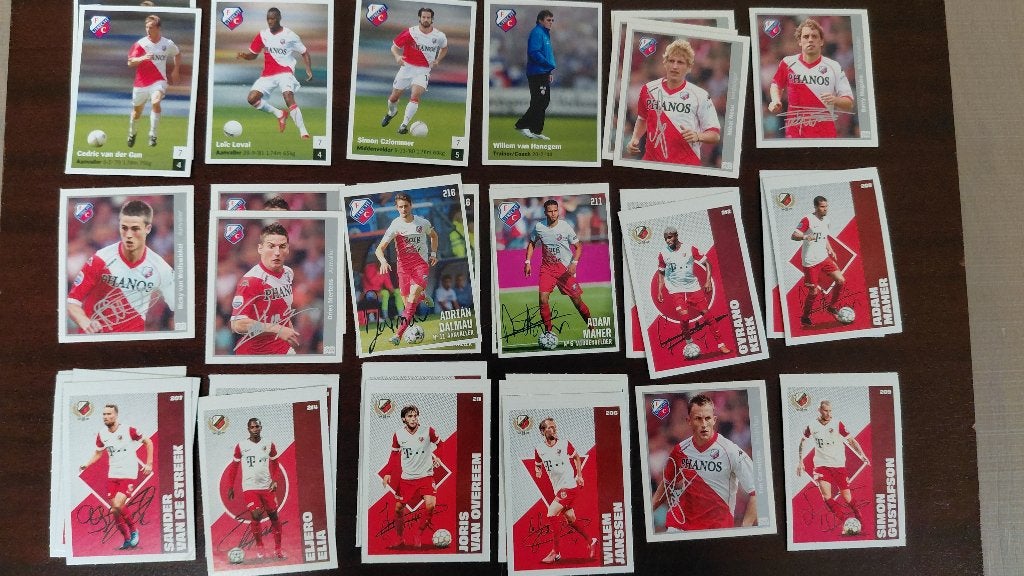 49 AH voetbalplaatjes FC Utrecht, Verzenden, Zo goed als nieuw, F.C. Utrecht, Poster, Plaatje of Sticker