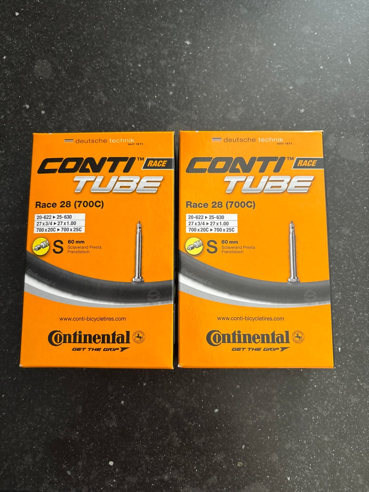 2 Continental Racefiets Binnenbanden (Nieuw in doos), Band, Nieuw, Ophalen of Verzenden, Rubber