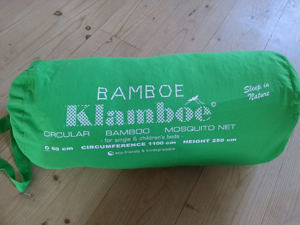 Klamboe bamboestof klamboe, éénpersoons, Huis en Inrichting, Slaapkamer | Bedden, Ophalen, Overige materialen, Eenpersoons, 140 cm