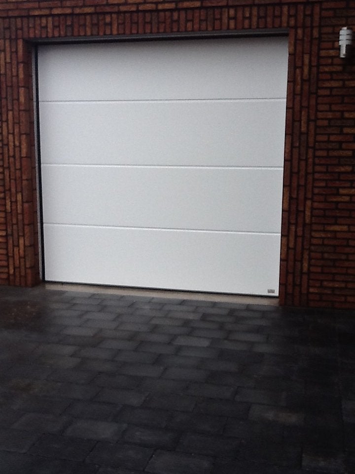 Electrische panelen garagedeur, Doe-het-zelf en Verbouw, Kunststof, Gebruikt, Garagedeur, Ophalen of Verzenden