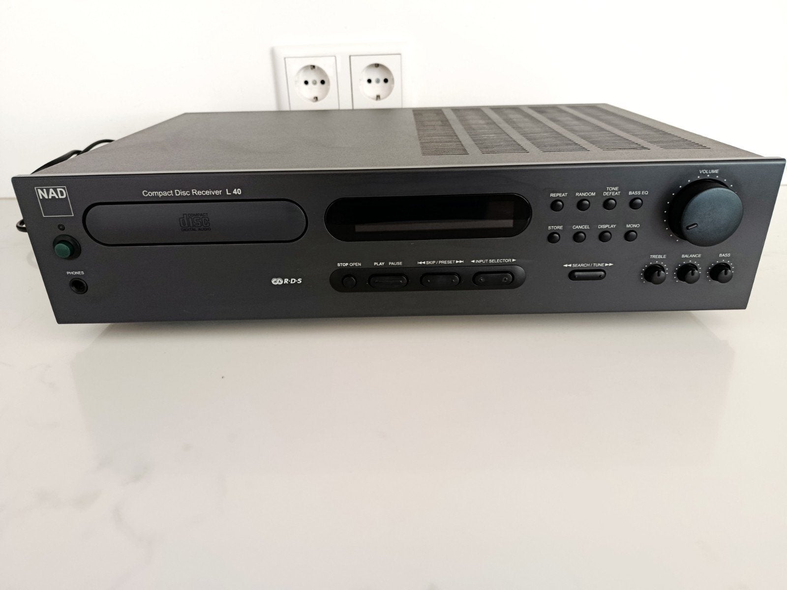 NAD L40 Compact Disc Receiver RDS - Uitstekende Staat, Overige merken, Zo goed als nieuw, Cd-speler, Losse componenten