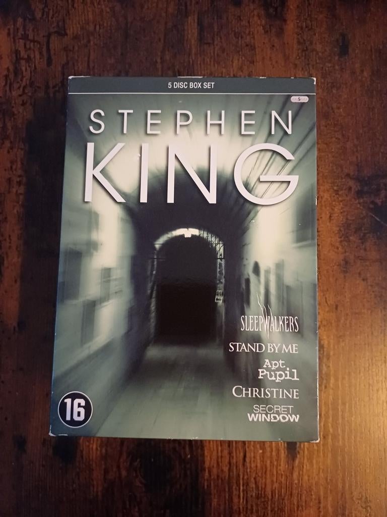 Stephen King 5 Disc Box Set DVD - Sleepwalkers, Stand By Me, Gebruikt, Vanaf 16 jaar, Boxset, Actiethriller