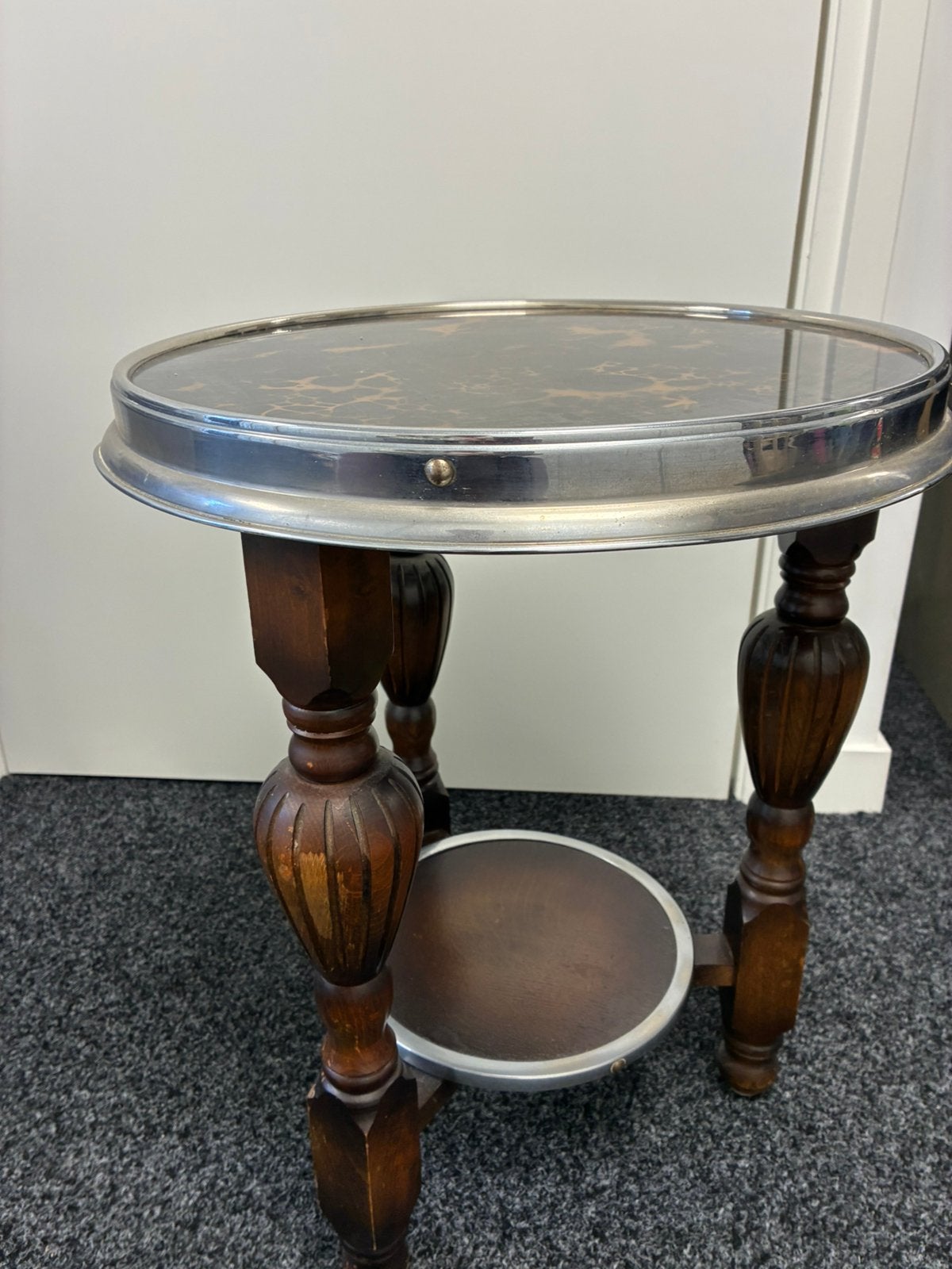 Art deco rooktafeltje,  vintage bijzettafeltje, Ophalen