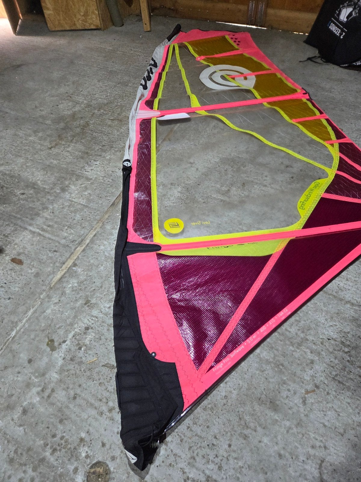 goya fringe 5.0 windsurf/foil, Watersport en Boten, Windsurfen, Overige merken, Gebruikt, 5 tot 6.5 m², Ophalen of Verzenden