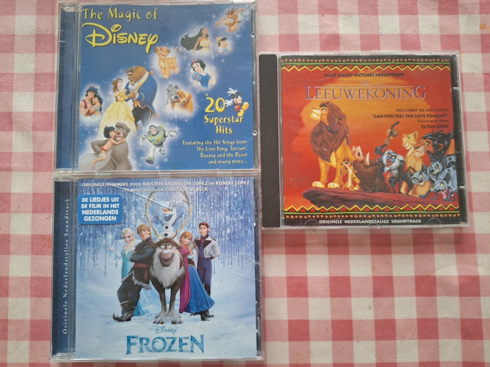 Disney cd's Frozen, Lion King, Cd's en Dvd's, Ophalen of Verzenden, Gebruikt, Muziek