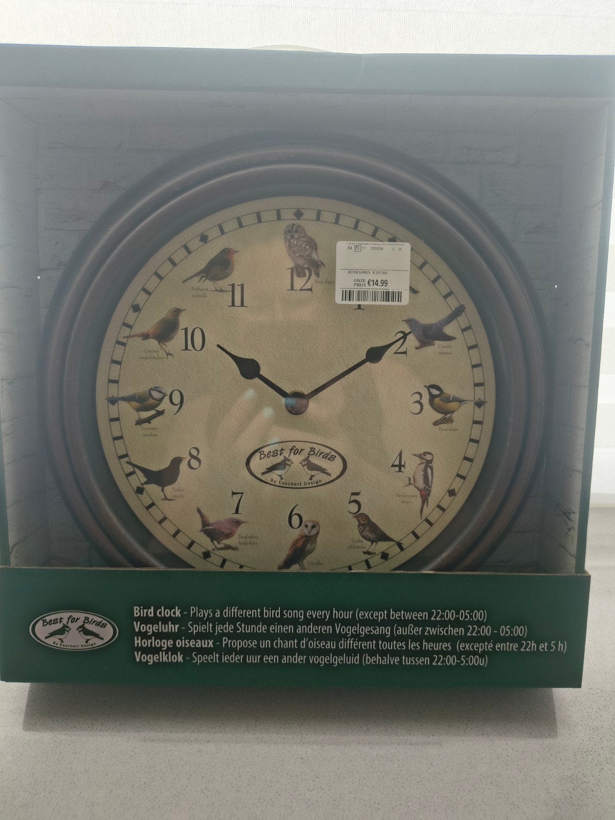 klok vogels, Ophalen, Wandklok, Nieuw, Vogelgeluiden