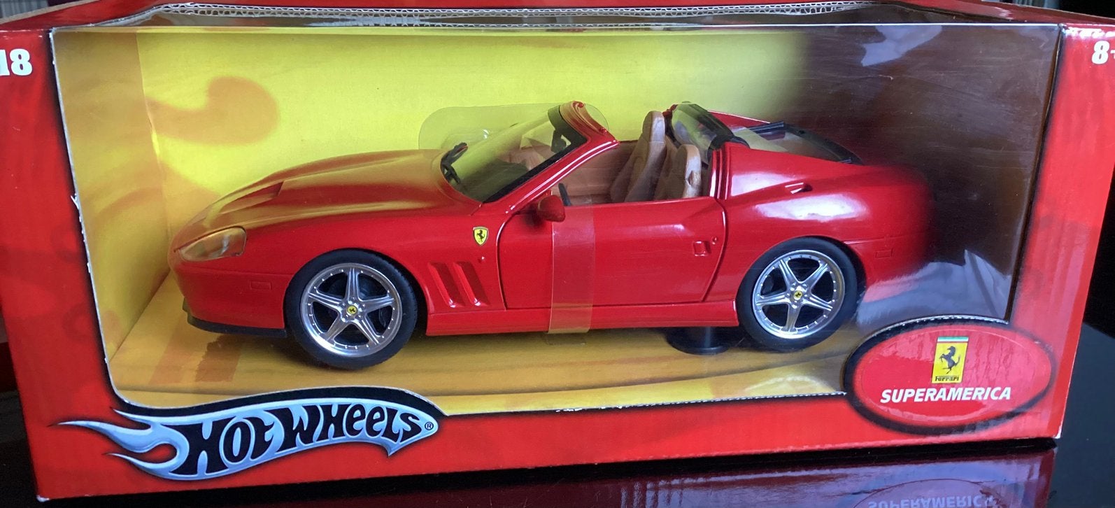 Ferrari Superamerica, Hobby en Vrije tijd, Ophalen of Verzenden, Zo goed als nieuw, Auto, Hot Wheels