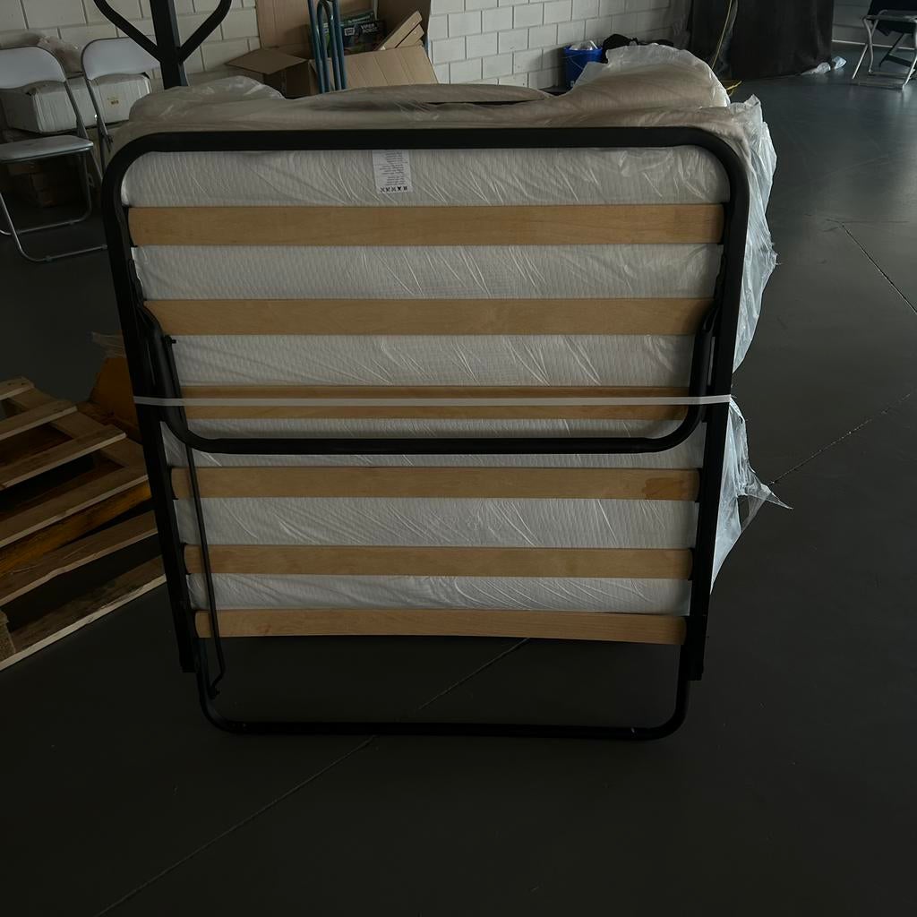 Opklapbed nieuw, 90 cm, Eenpersoons, Verzenden, Zo goed als nieuw