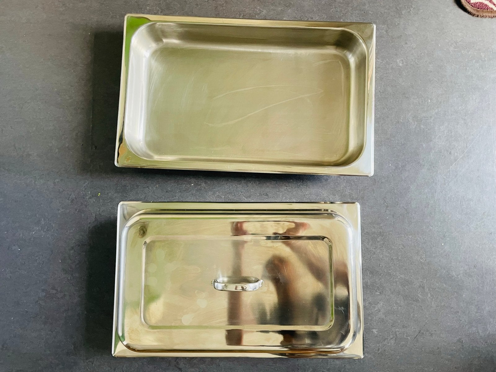 RVS Voedselcontainer voor Catering - 53.5x33x13.5 cm, Ophalen