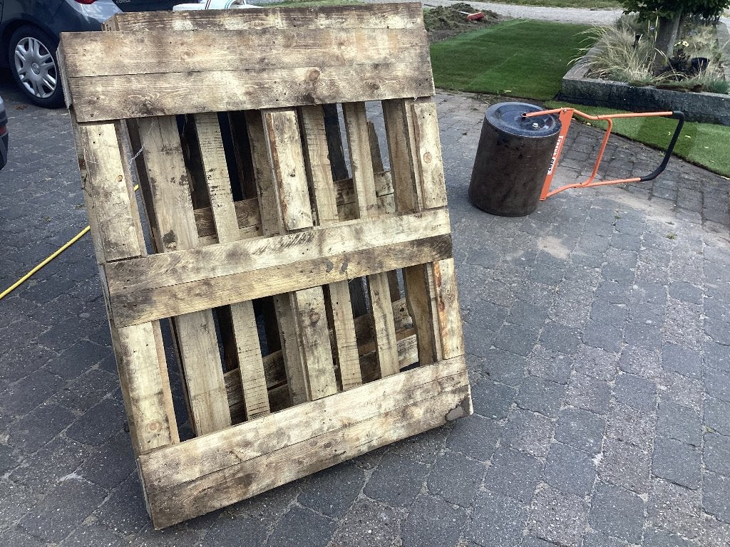 HoutPallets, Doe-het-zelf en Verbouw, Hout en Planken, Ophalen, Gebruikt, Minder dan 25 mm, Pallet