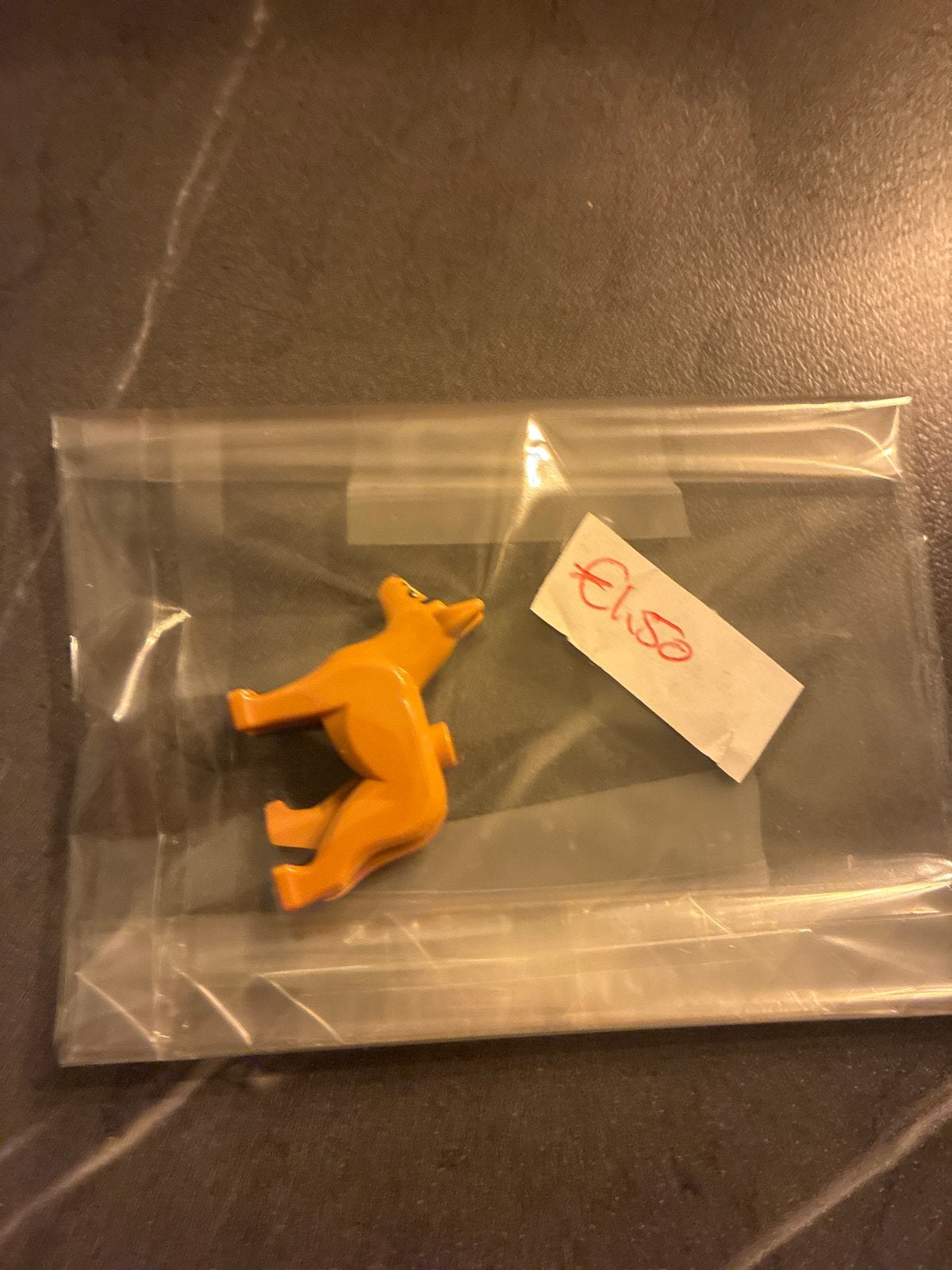 Lego minifiguur dier - Oranje hond, Ophalen of Verzenden, Zo goed als nieuw