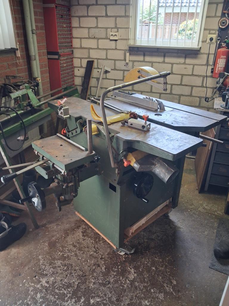 Robland 5 in 1 , lintzaag Combitools , DeWalt afzuiging en.., Ophalen, Gebruikt, Houtdraaibank