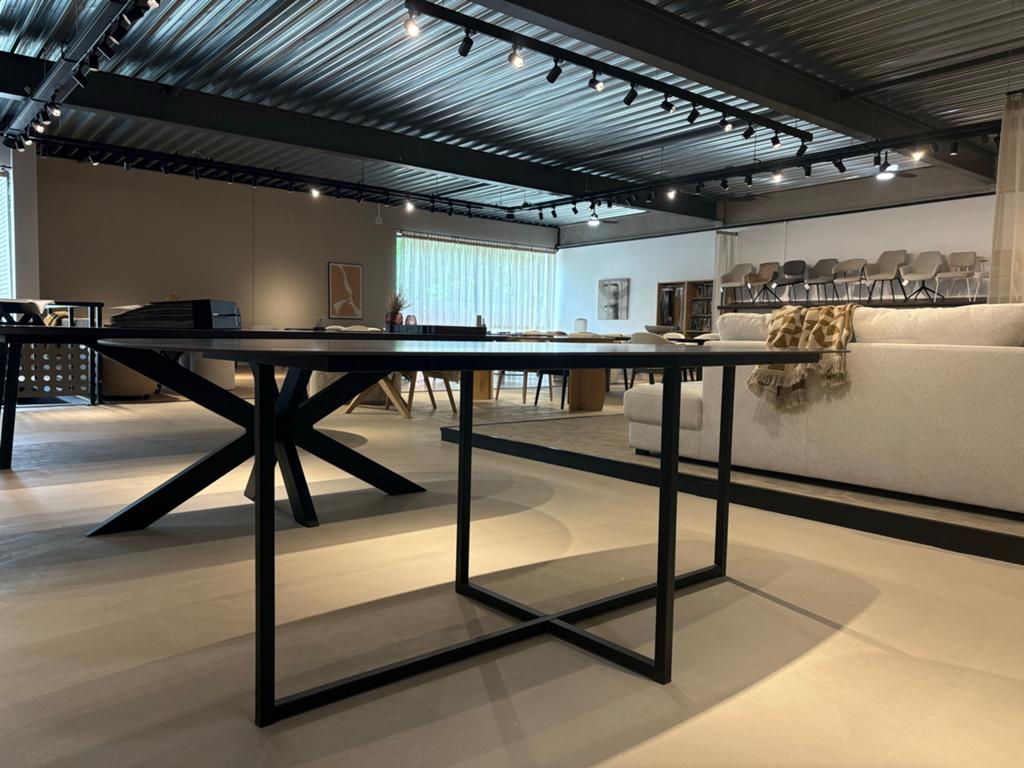 Moderne Eettafel met Keramisch Blad 200x100, Huis en Inrichting, Tafels | Eettafels, Ophalen, Overige materialen, 100 tot 150 cm