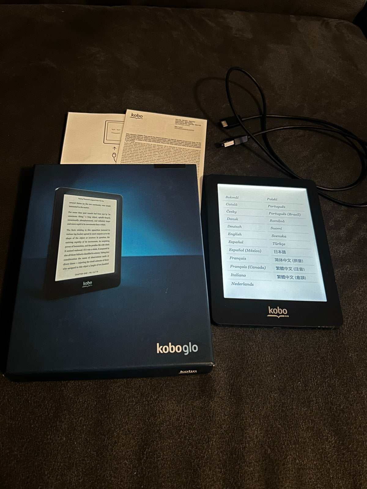 Kobo Glo e-reader, Gebruikt, Ophalen of Verzenden, 4 GB of minder, Touchscreen