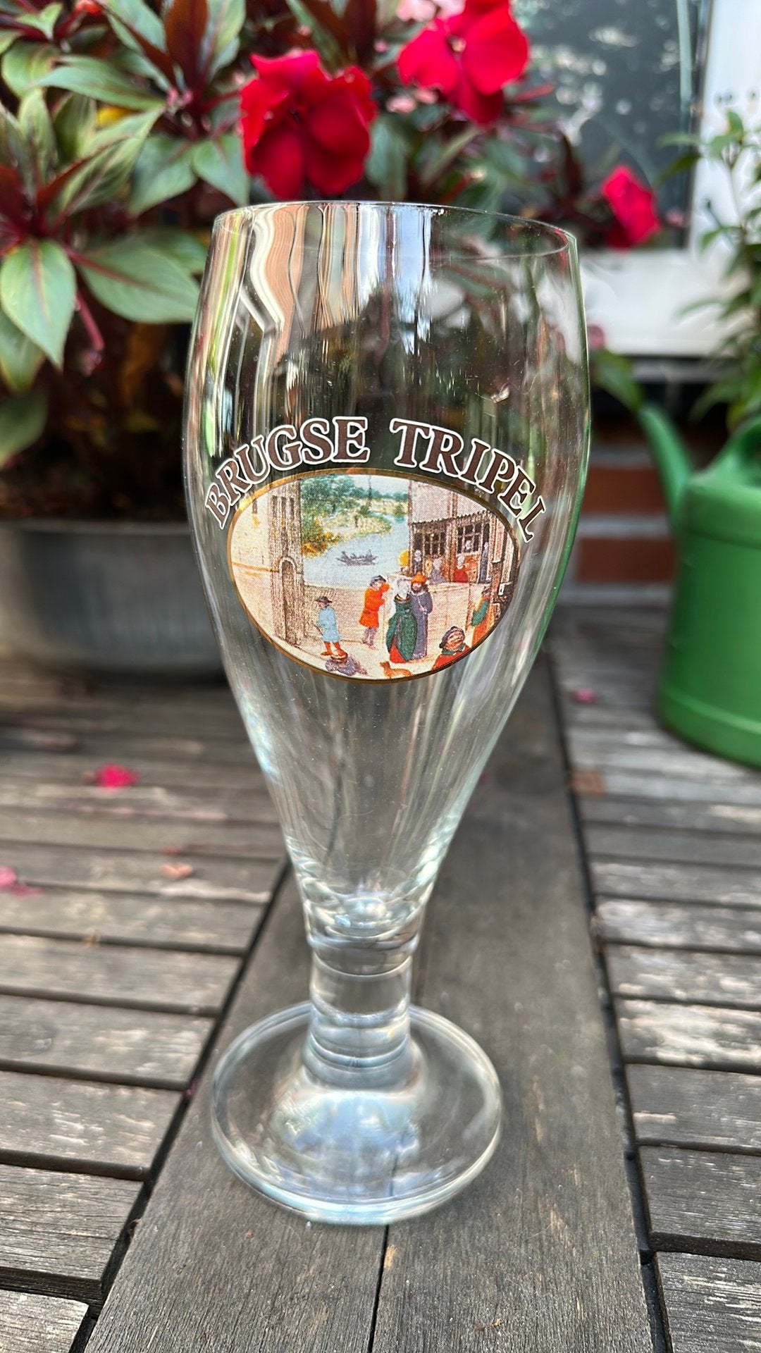 Brugse tripel glas, Ophalen, Zo goed als nieuw, Glas of Glazen, Overige merken