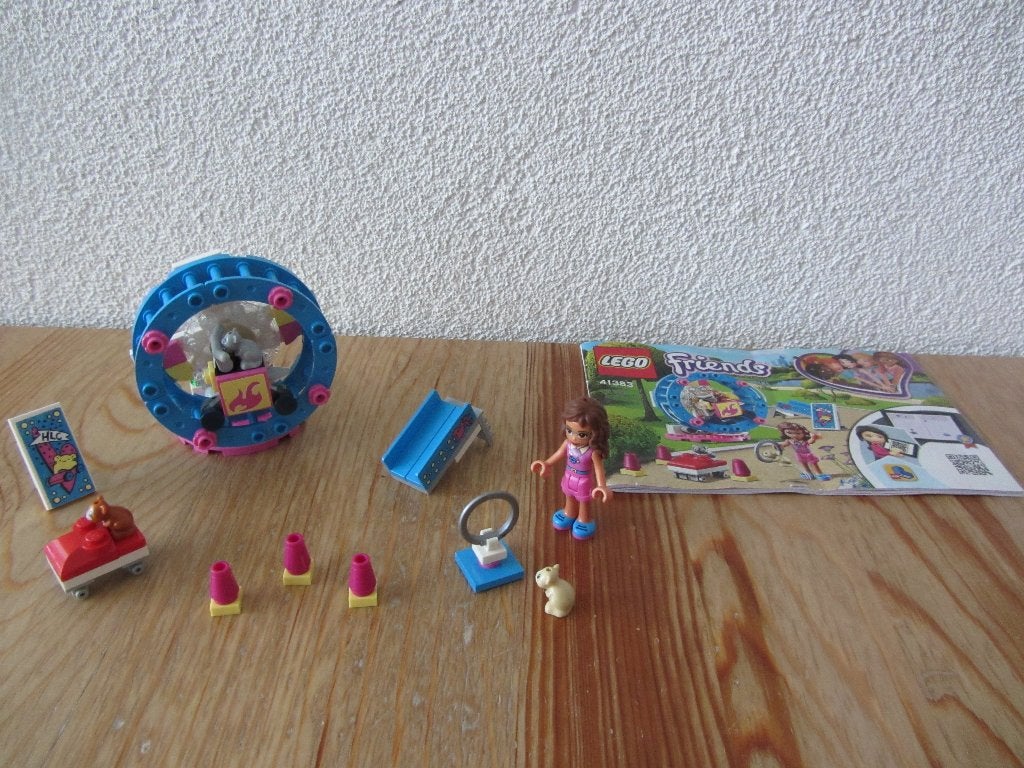 Lego Friends 41383 Olivia's hamsterspeelplaats, Ophalen of Verzenden, Zo goed als nieuw, Lego