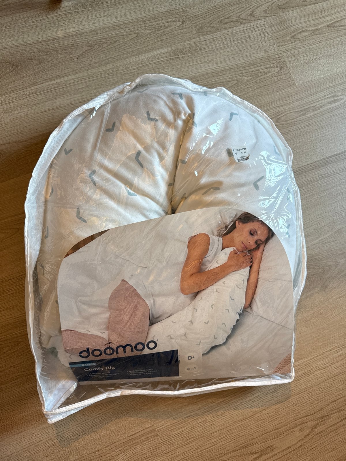 Doomoo Comfy Big voedingskussen - Lichtgroen/Wit, Ophalen, Gebruikt