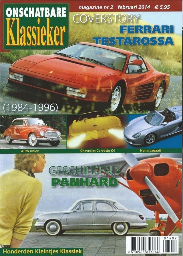 OK 2 2014: Ferrari Testarossa - Chevrolet Corvette - Panhard, Ophalen of Verzenden, Gelezen, Algemeen