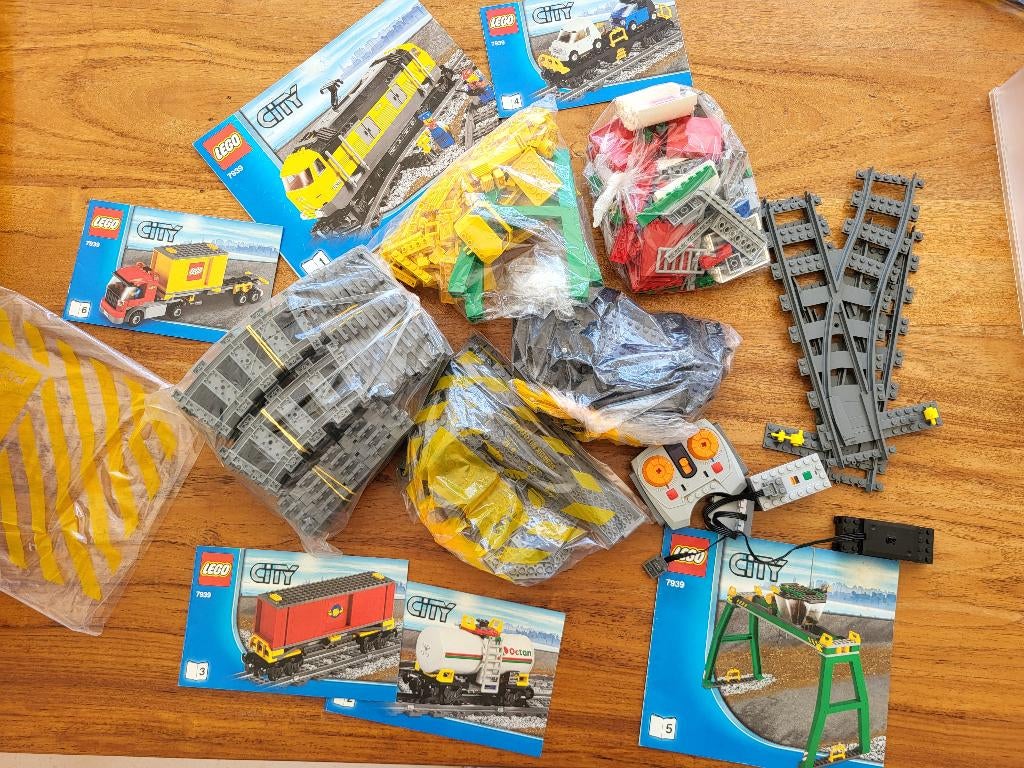 Lego City - Vrachttrein - 7939, Lego, Compleet, Ophalen of Verzenden, Complete set