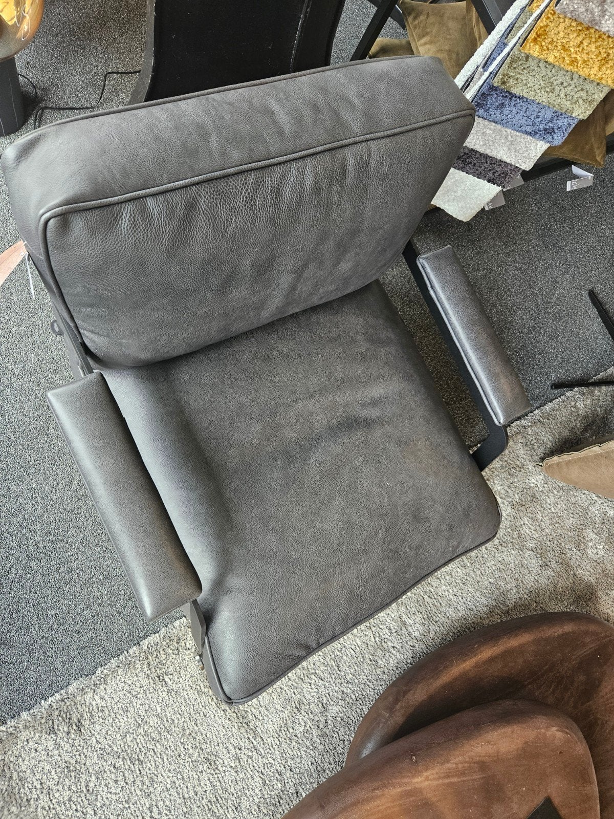 Leren fauteuil LAZIO passe-partout opruiming, Verzenden, Nieuw
