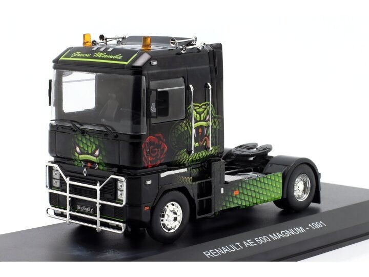 Renault AE 500 Magnum Truck 1991 Green Mamba - 1:43, Overige merken, Auto, Ophalen of Verzenden, Eiberstraat 9 te Dokkum