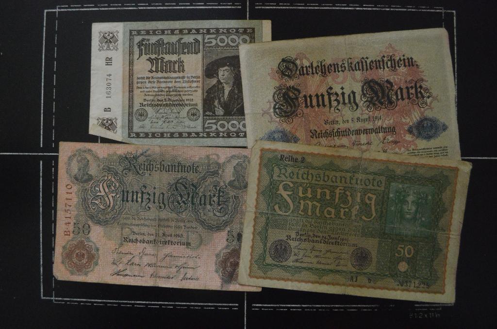15 stuks oude Duitse bankbiljetten, Postzegels en Munten, Bankbiljetten | Europa | Niet-Eurobiljetten, Verzenden, Duitsland, Los biljet