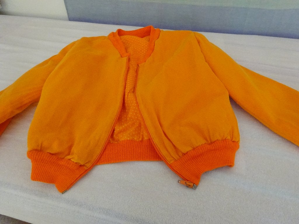 jasje  en rok oranje, Kleding | Dames, Ophalen, Gedragen, Maat 38/40 (M), Oranje