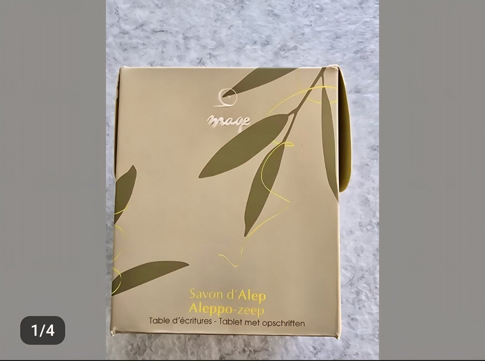 Mage Aleppo zeep met olijfolie, Ophalen of Verzenden, Nieuw, Bad & Douche