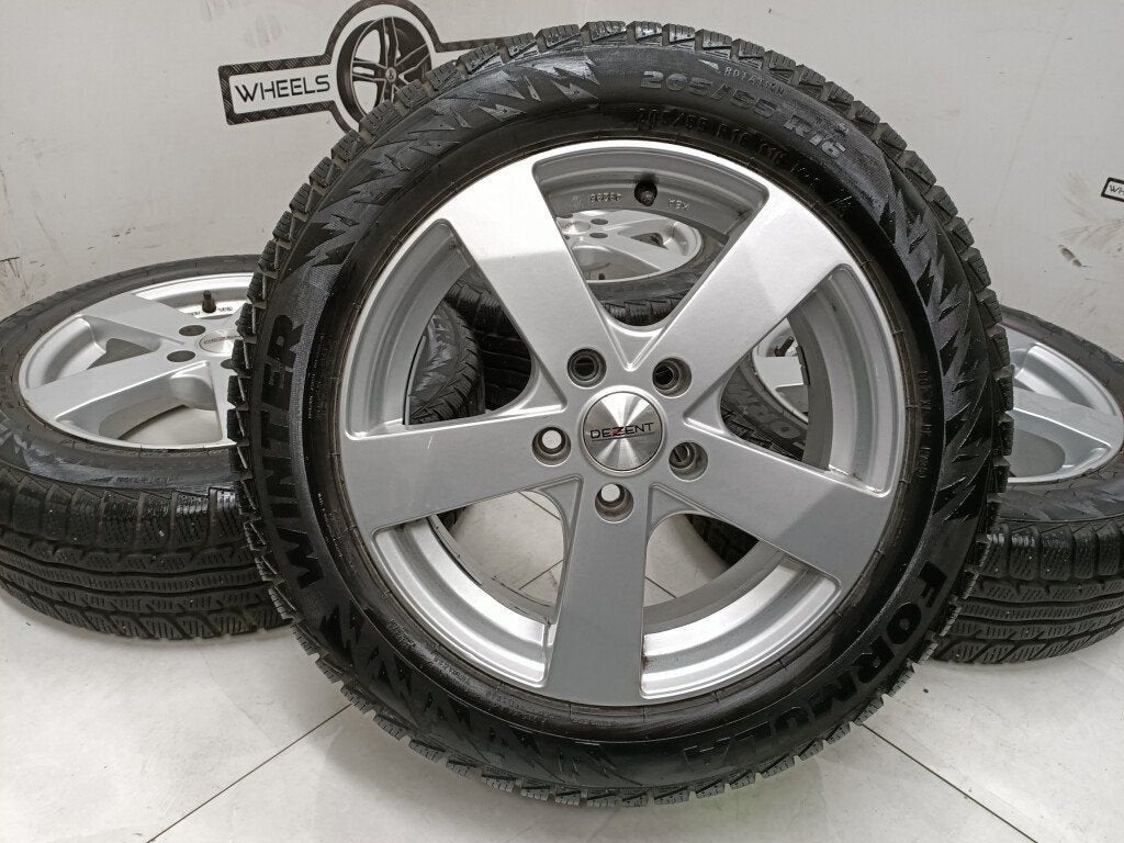 Dezent lichtmetaal velgen 16"inch winterbanden 5x112, Ophalen, Gebruikt, 16 inch, Banden en Velgen